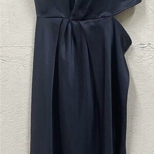 Zara Asymmetrical Black Dress